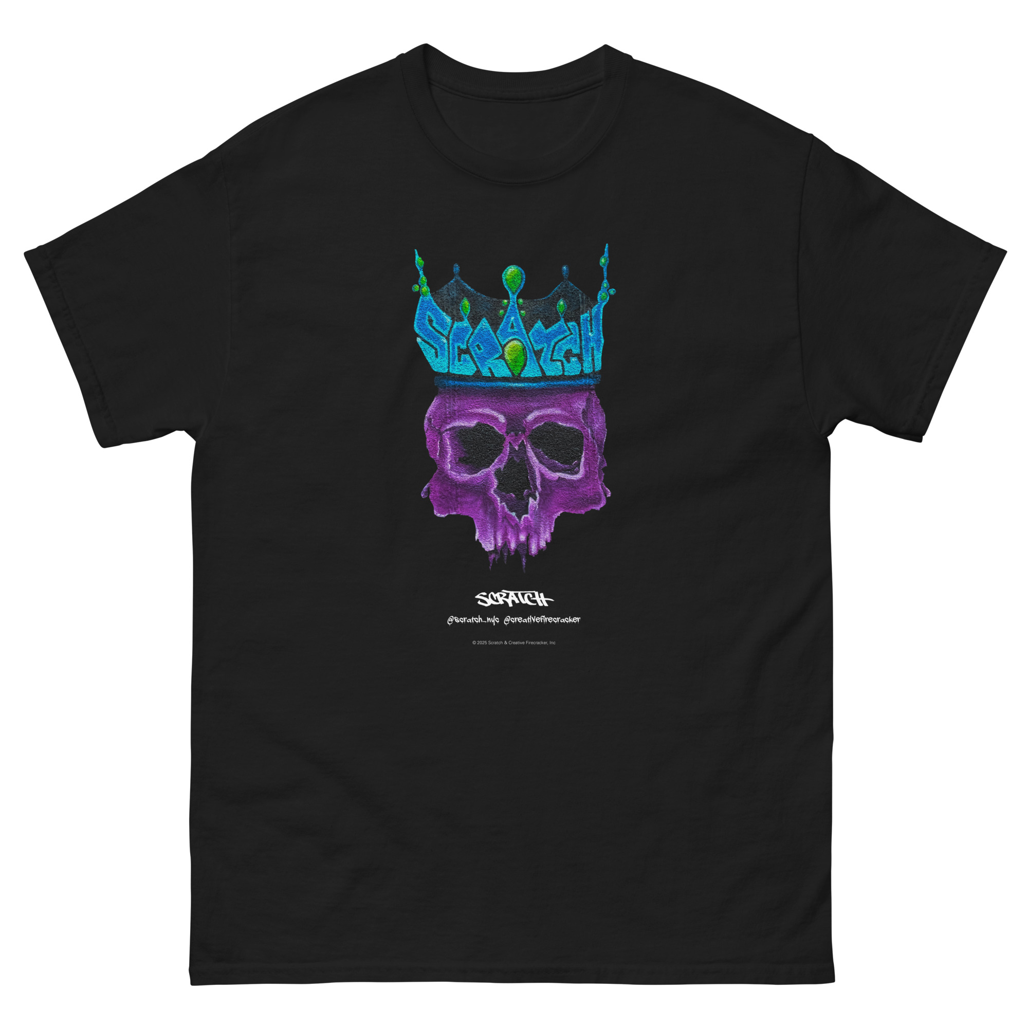 Scratch Skull – Graffiti Art T-Shirt