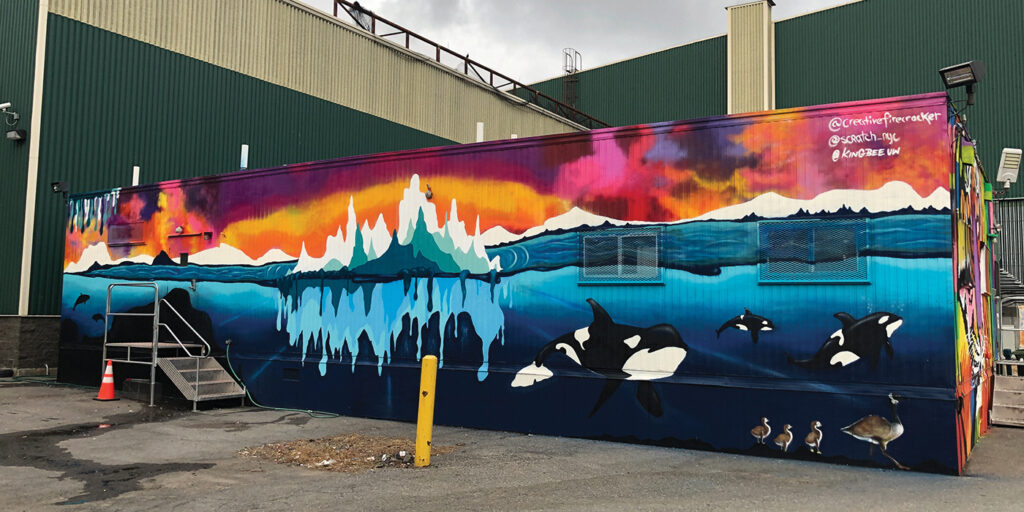 Mural by Scratch, Kingbee, Creative Firecracker